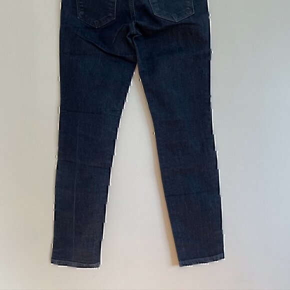 ANN TAYLOR LOFT Modern Skinny Jeans Dark Wash Zip Fly Full Length sz 4 / 27 W27 - Picture 12 of 12